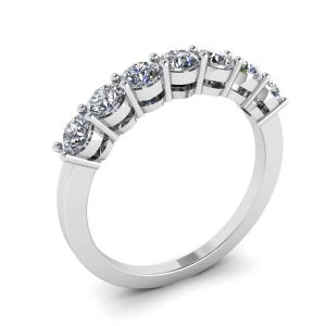 Eternal Seven Stone Diamond Ring in 18K White Gold - Photo 3