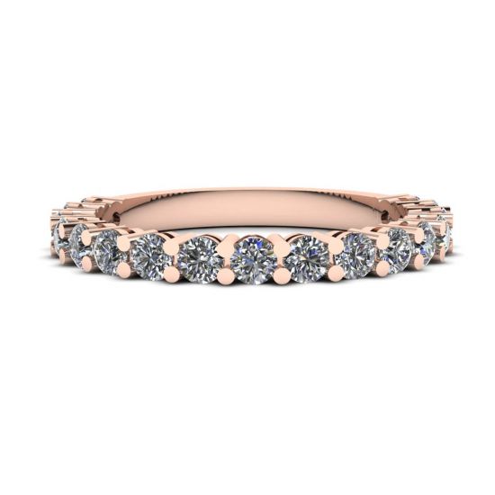 17 Diamond Ring in 18K Rose Gold, Enlarge image 1