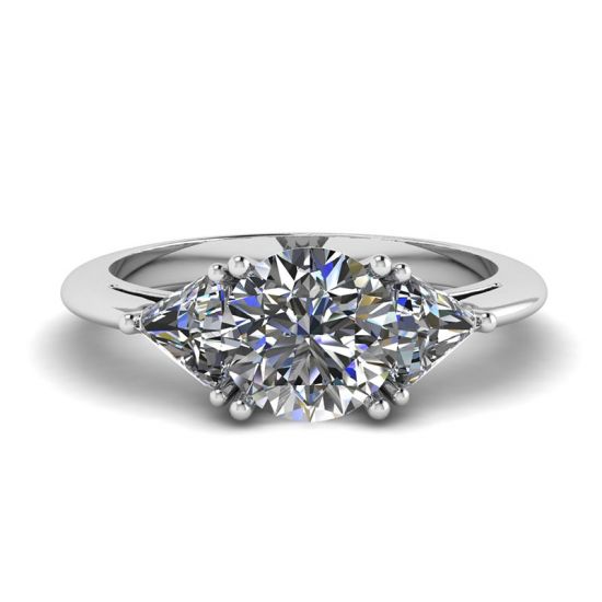 Three-Stone Diamond Ring, Enlarge image 1
