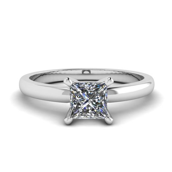 Princess Cut Diamond Ring, Enlarge image 1