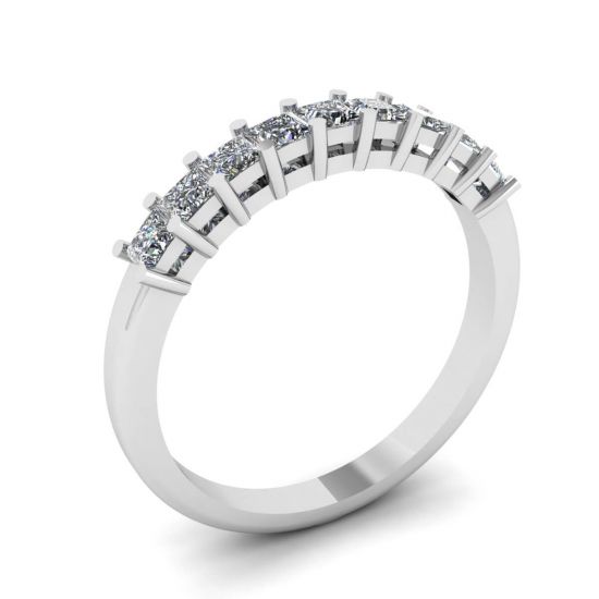 9 Square Princess Diamond Ring,  Enlarge image 4