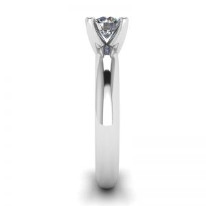 Solitaire Diamond Ring V-shape  - Photo 2