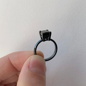 Black Diamond Black Rhodium Ring - Photo 4